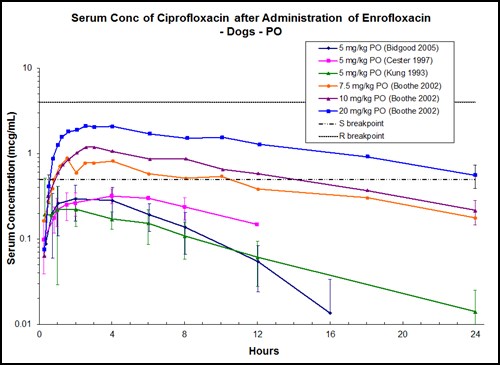 Ciprofloxacin in Dogs - Antimicrobials